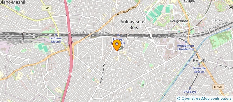 localisation de l'entreprise CLUB JEUNE EUROPE EURO CHOOL à AULNAY SOUS BOIS