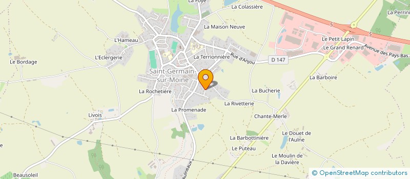 localisation de l'entreprise CLUB JEUNE VISIONERE (C J V) à SEVREMOINE