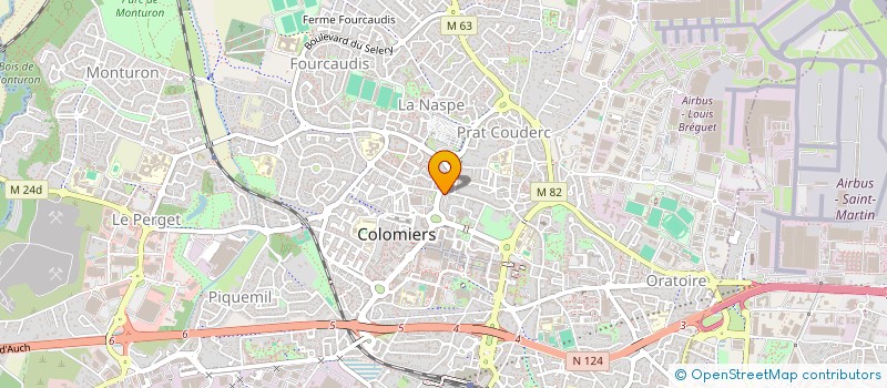 localisation de l'entreprise CLUB JEUNES ANNEES à COLOMIERS