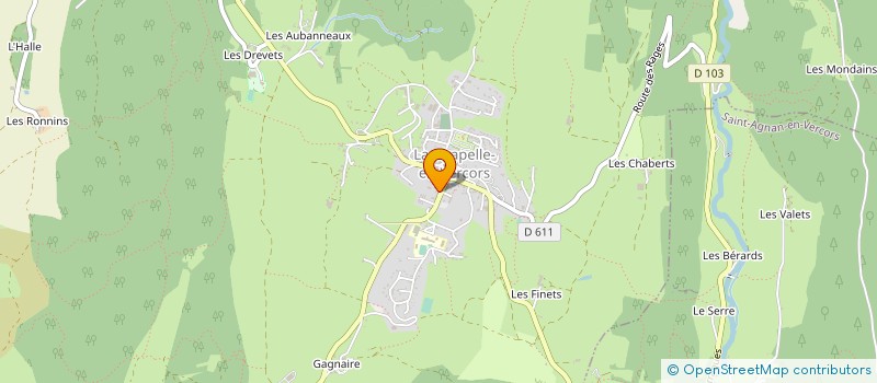 localisation de l'entreprise CLUB JEUNESSE LOISIRS ET SPORTS à LA CHAPELLE-EN-VERCORS