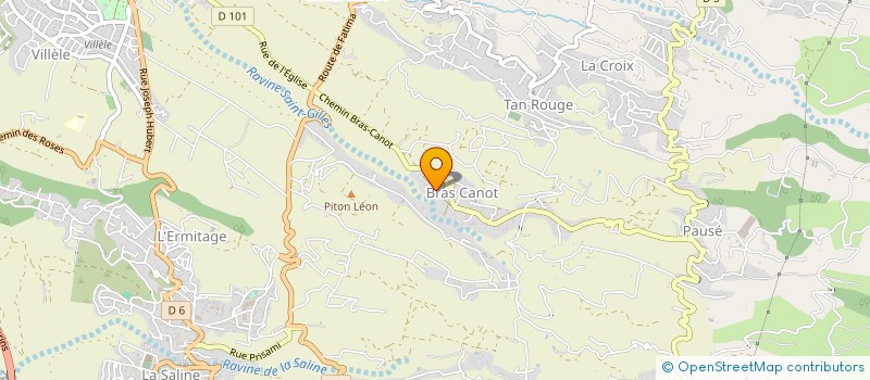 localisation de l'entreprise CLUB JKA BOUCAN CANOT  SAINT-PAUL