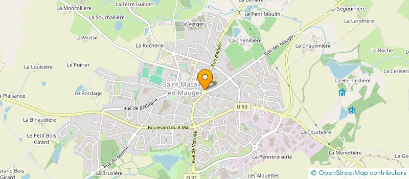 localisation de l'entreprise CLUB JOIE DE VIVRE à SEVREMOINE