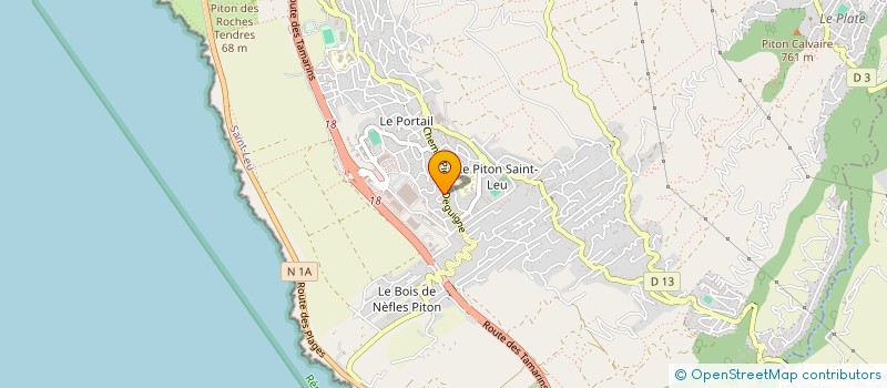 localisation de l'entreprise CLUB KARATE DU PLATE à SAINT-LEU