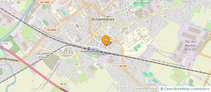 localisation de l'entreprise CLUB KHOREIA à ARMENTIERES
