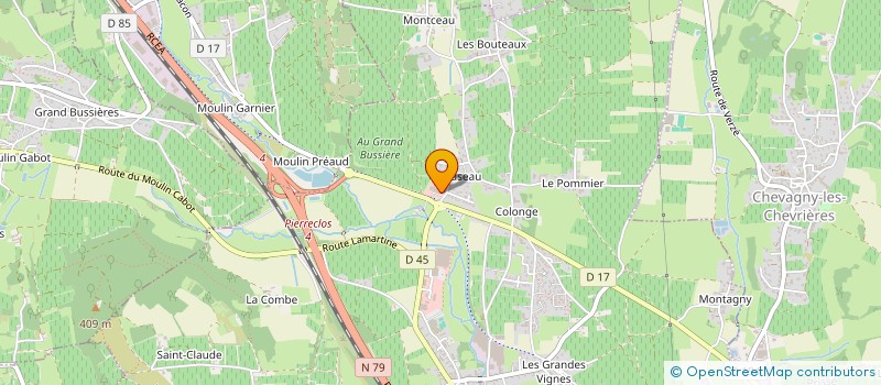 localisation de l'entreprise CLUB KIWANIS MIXTE DES 2 ROCHES DE PRISSE  PRISSE