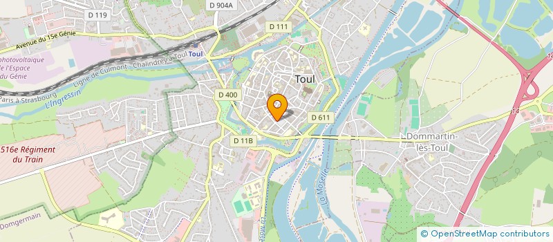 localisation de l'entreprise CLUB KIWANIS TOUL  TOUL