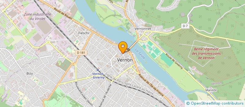 localisation de l'entreprise CLUB KIWANIS VERNON CLAUDE MONET  VERNON