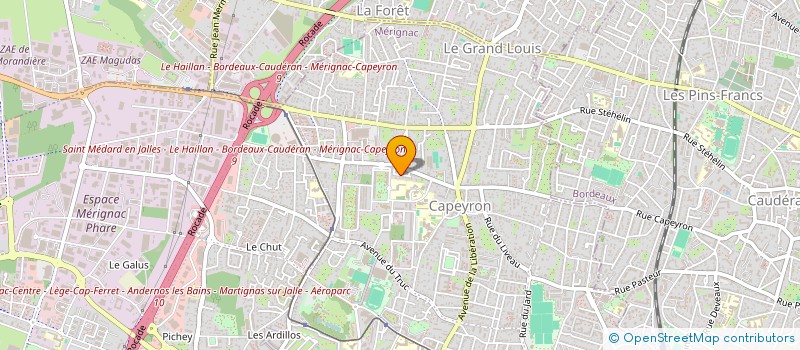localisation de l'entreprise CLUB KORYO à MERIGNAC