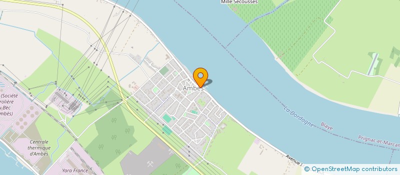 localisation de l'entreprise CLUB L'AMITIE à AMBES