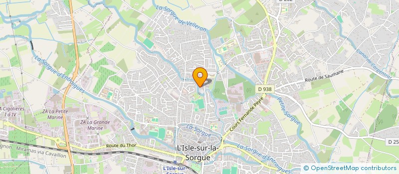 localisation de l'entreprise CLUB L'ISLOIS DES SENIORS à L'ISLE-SUR-LA-SORGUE