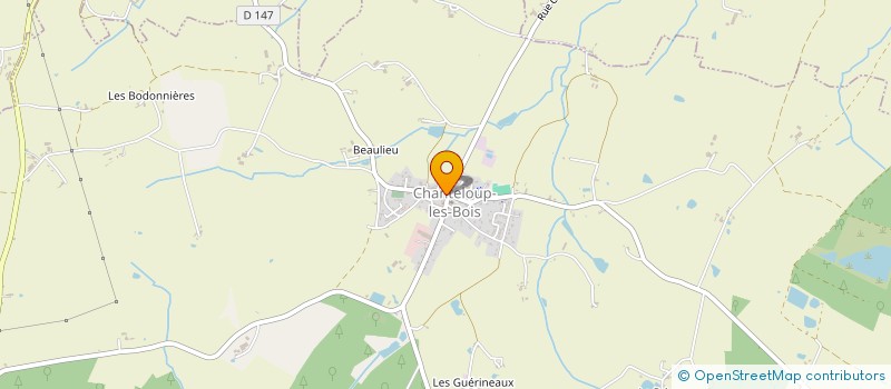 localisation de l'entreprise CLUB LA FORESTIERE  CHANTELOUP-LES-BOIS