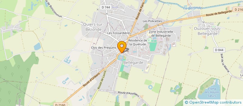 localisation de l'entreprise CLUB LA JOIE DE VIVRE à BELLEGARDE