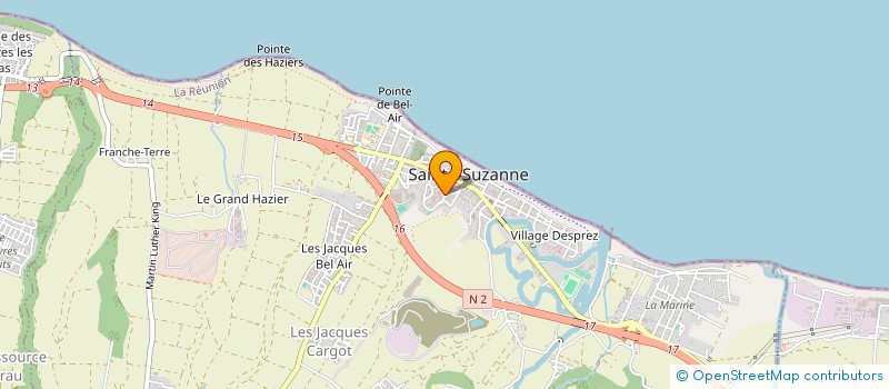 localisation de l'entreprise CLUB LA JOIE DE VIVRE DE SAINTE SUZANNE à SAINTE-SUZANNE