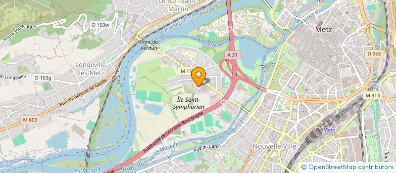 localisation de l'entreprise CLUB LA PEPINIERE D'AMIS à LONGEVILLE-LES-METZ