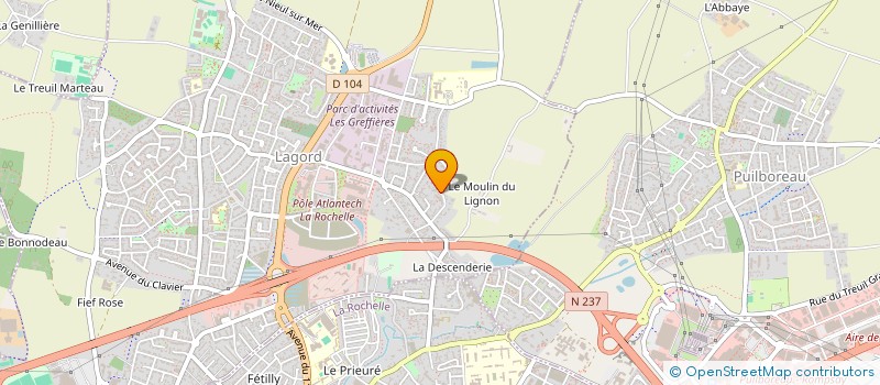 localisation de l'entreprise CLUB LAGORD SPORT SENIORS SANTE  LAGORD