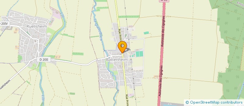 localisation de l'entreprise CLUB LANZ BULLDOG DE HAUTE ALSACE BATTENHEIM  BATTENHEIM