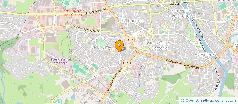 localisation de l'entreprise CLUB LAVALLOIS DE SCRABBLE à LAVAL