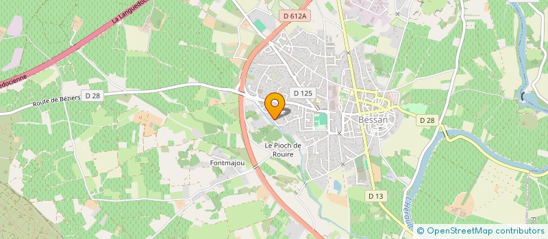 localisation de l'entreprise CLUB LAVE DES ECOLES DE BESSAN  BESSAN