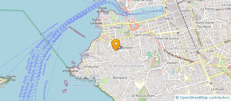 localisation de l'entreprise CLUB LE CHATEAUBRIAND à MARSEILLE