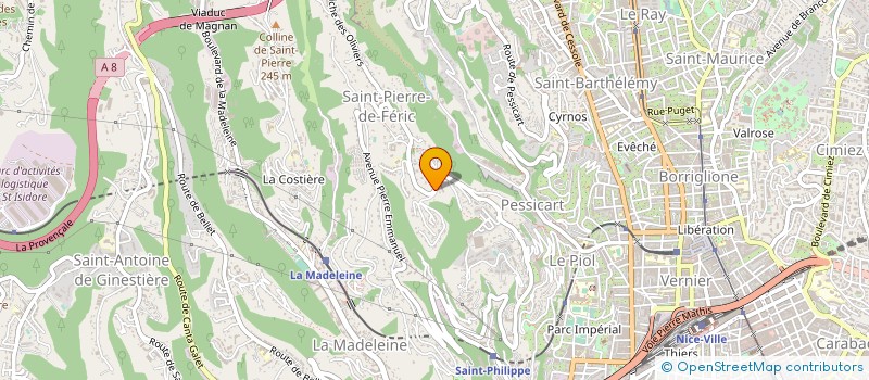 localisation de l'entreprise CLUB LEGHORN LIVOURNE ITALIENNE DE FRANCE à NICE