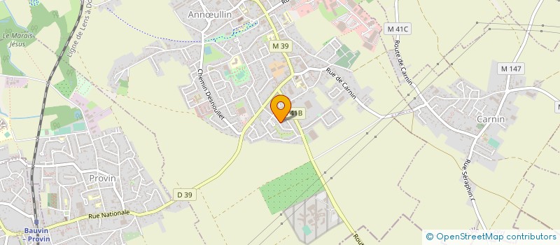 localisation de l'entreprise CLUB LEO LAGRANGE  ANNULLIN