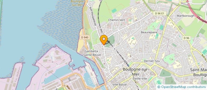 localisation de l'entreprise CLUB LEO LAGRANGE à BOULOGNE-SUR-MER