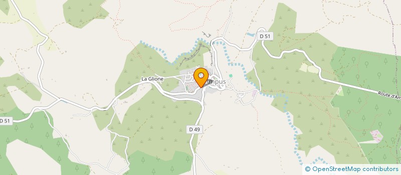 localisation de l'entreprise CLUB LEO LAGRANGE AMPUSIAN  AMPUS