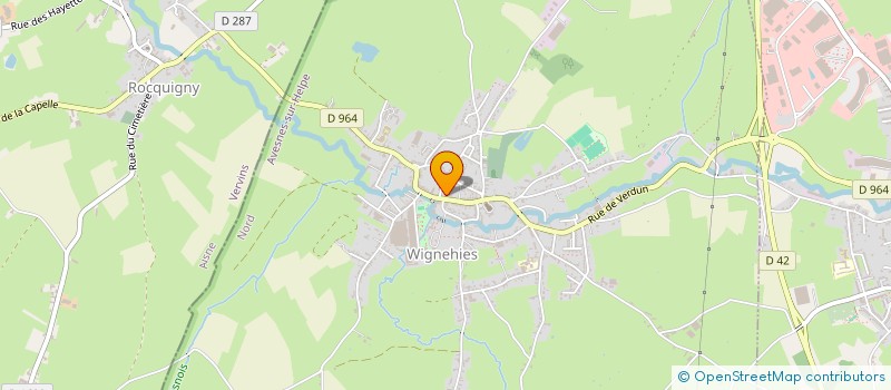 localisation de l'entreprise CLUB LEO LAGRANGE AVESNOIS THIERACHE  WIGNEHIES