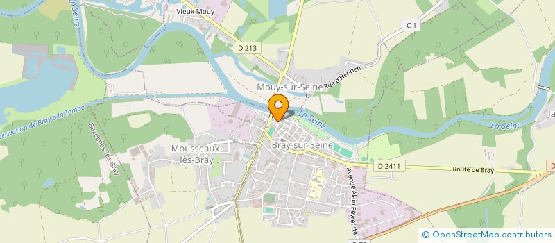 localisation de l'entreprise CLUB LES BREBIS DE DAPHNIS  BRAY-SUR-SEINE