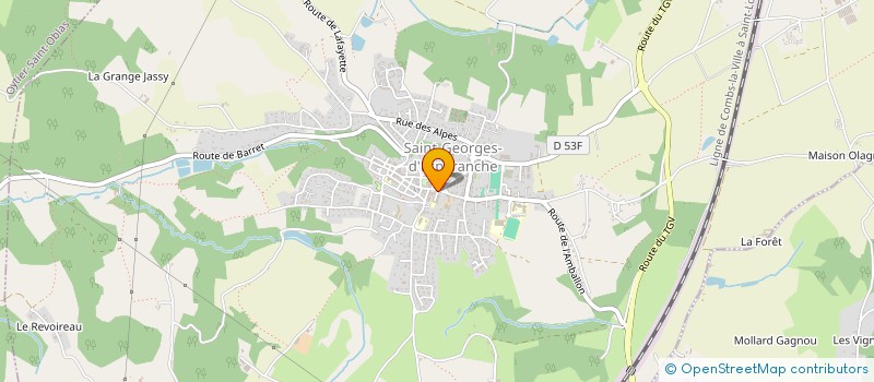 localisation de l'entreprise CLUB LES FAUVETTES  SAINT GEORGES D'ESPERANCHE