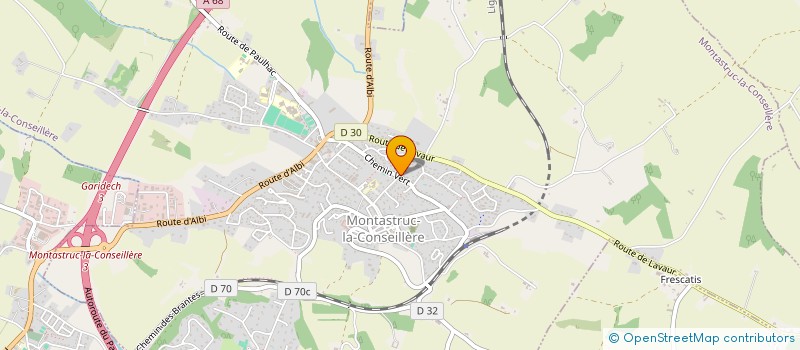 localisation de l'entreprise CLUB LES LILAS  MONTASTRUC-LA-CONSEILLERE