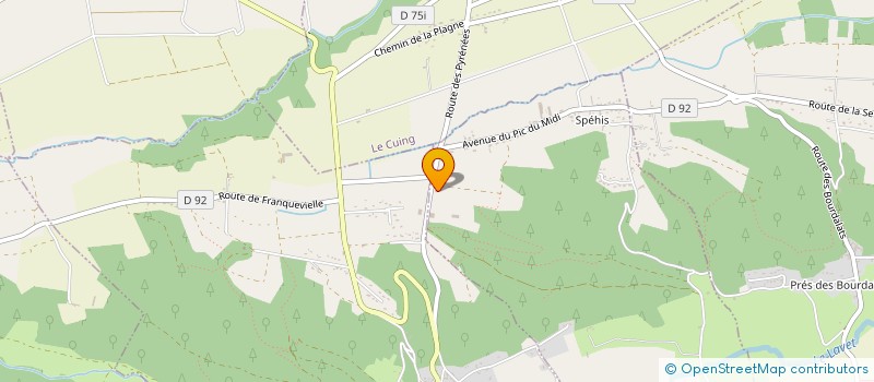 localisation de l'entreprise CLUB LES OURS DU COMMINGES  LES TOURREILLES