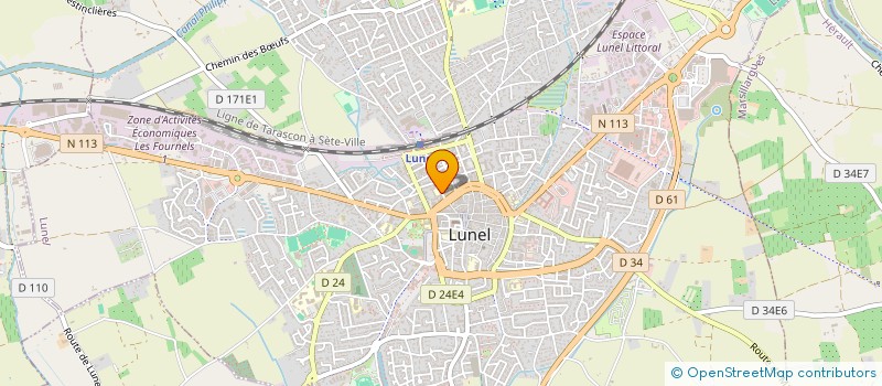 localisation de l'entreprise CLUB LES PESCALUNES à LUNEL