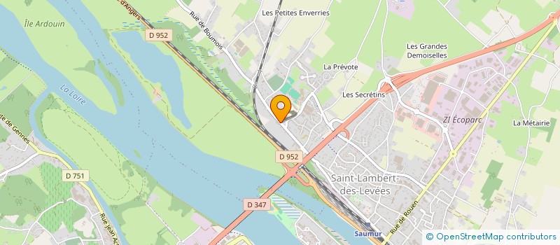 localisation de l'entreprise CLUB LES SAGES SAINT LAMBERTOIS  SAUMUR