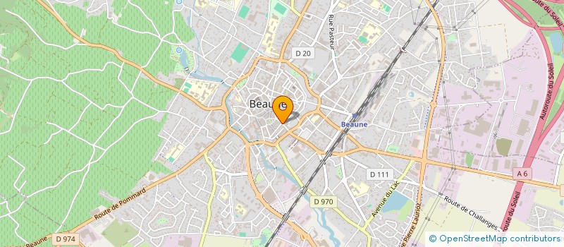 localisation de l'entreprise CLUB LIONS BEAUNE BASTION ST MARTIN (BBSM)  BEAUNE