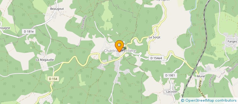 localisation de l'entreprise << CLUB LISSACOIS DU TEMPS LIBRE >>  LISSAC-SUR-COUZE