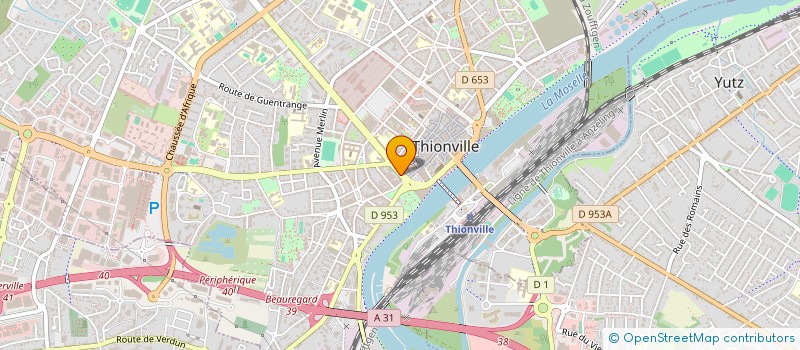 localisation de l'entreprise CLUB LOCAL D' ALERNATIVE MUSICALE  THIONVILLE