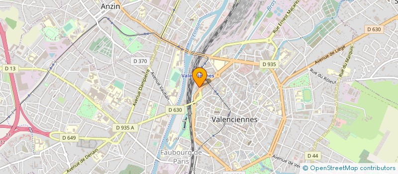 localisation de l'entreprise CLUB LOGISTIQUE DU HAINAUT  VALENCIENNES