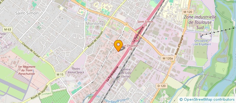localisation de l'entreprise CLUB LOGISTIQUE DU SUD OUEST à TOULOUSE
