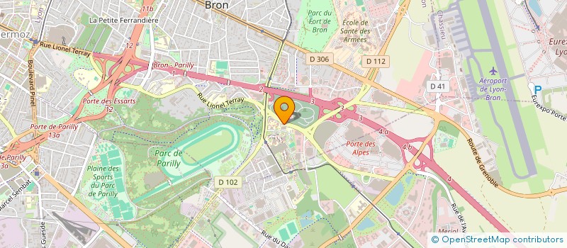 localisation de l'entreprise CLUB LOGISTIQUE GLOB@LE  BRON