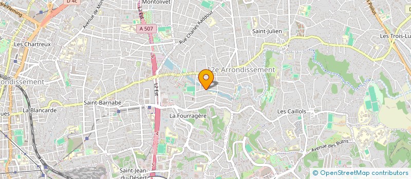 localisation de l'entreprise CLUB LOISIR DE BEAUMONT à MARSEILLE 12