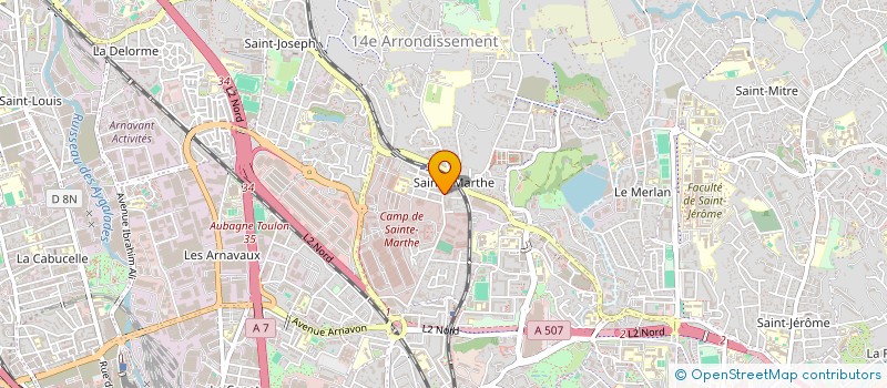 localisation de l'entreprise CLUB LOISIR ET SPORT à MARSEILLE