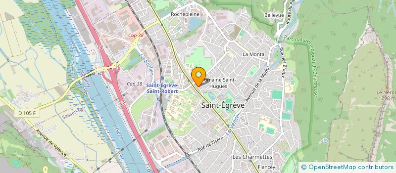 localisation de l'entreprise CLUB LOISIRS ANIMAT RENCONTRES ET ACTIVI  SAINT-EGREVE