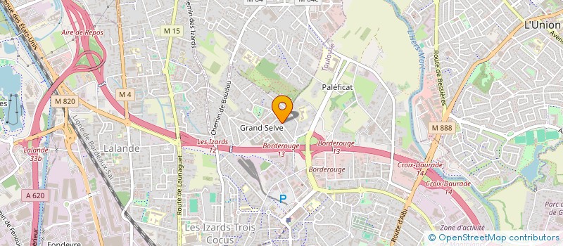 localisation de l'entreprise CLUB LOISIRS ET DETENTE DU GRAND SELVE à TOULOUSE