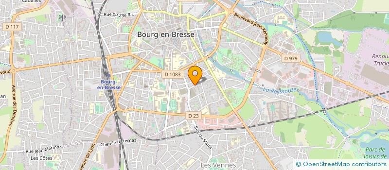 localisation de l'entreprise CLUB LOISIRS INITIATION PLONGEE à BOURG-EN-BRESSE