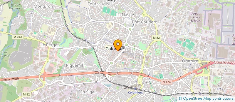 localisation de l'entreprise CLUB LOISIRS LEO LAGRANGE à COLOMIERS