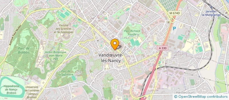 localisation de l'entreprise CLUB LORRAIN EXPORT POUR LES PME  VANDUVRE-LES-NANCY