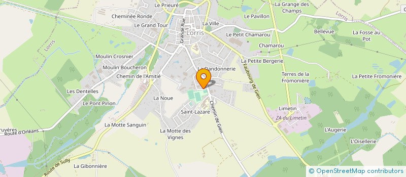 localisation de l'entreprise CLUB LORRIS NATATION à LORRIS