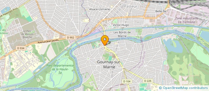 localisation de l'entreprise CLUB LR  GOURNAY-SUR-MARNE