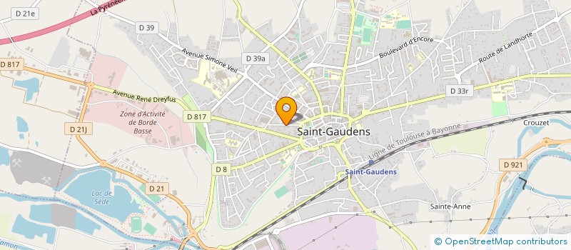 localisation de l'entreprise CLUB LUDIQUE ARTISTIQUE PLURICULTUREL à SAINT-GAUDENS